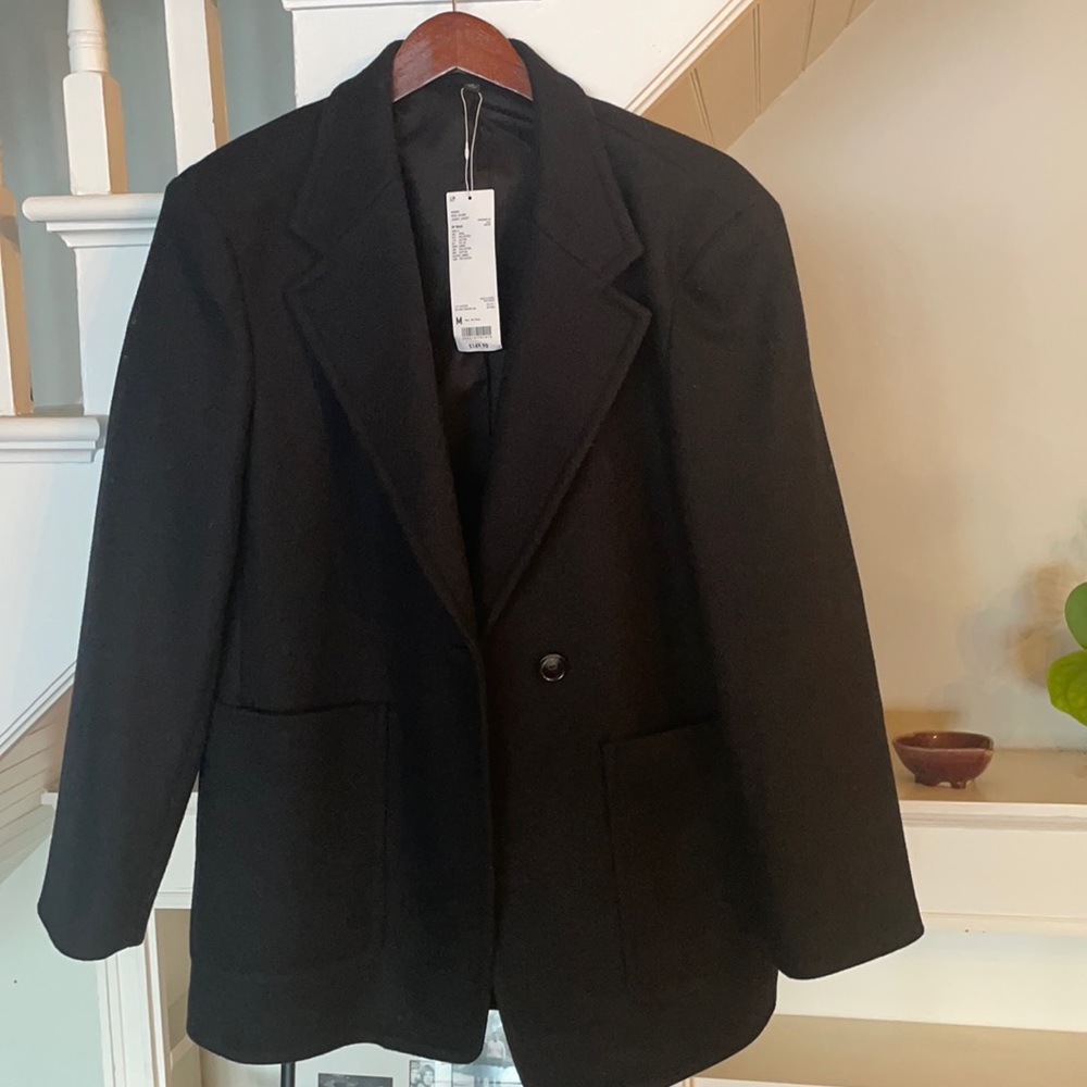 Uniqlo Sz M Black Blazer